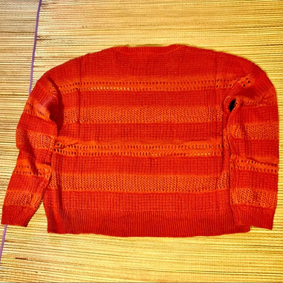 Knitted Spring Time Sweater Burnt Henna - Picture 3 of 5